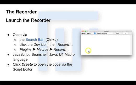 ImageJ | Fiji | 入门系列教程05 | 宏录制器 | The Recorder