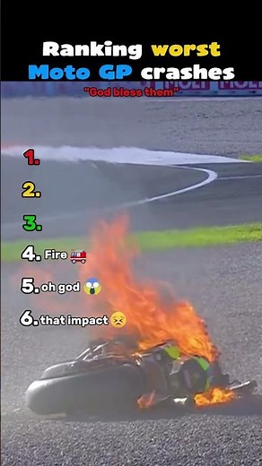 Ranking the MOST BRUTAL MotoGP Crashes