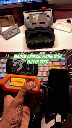 Unlock Android phone With flipper zero badusb #flipperzero #flipperzeroprivacyprotection #hacker