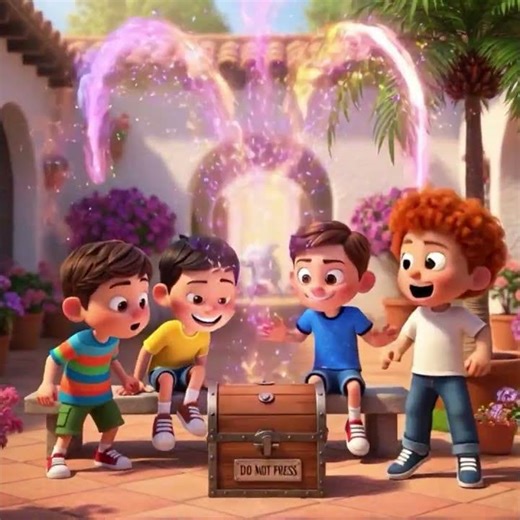 ⚠️ They Pressed the Button… and This Happened! 🤯✨ | Funny Cartoon #shorts #cartoon