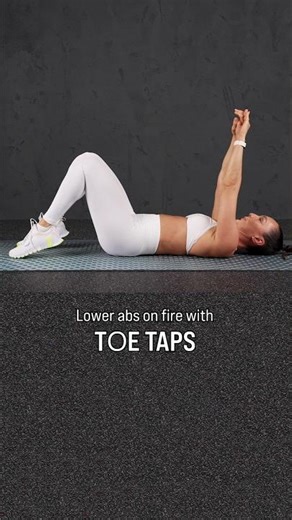 LOWER ABS Control and Strength 🔥 - Toe Taps