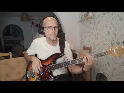 MONKEY TONIGHT - Eddie Kirk Bass Cover. Greco fretless 380 Jazz Bass Two notes Revolt Bass