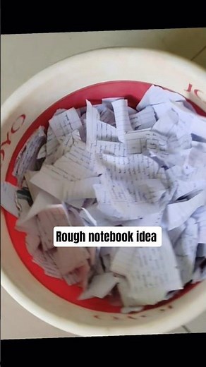 How to make paper mache clay from rough notebook #diy #papercutting #claymaking #diyclay #paper