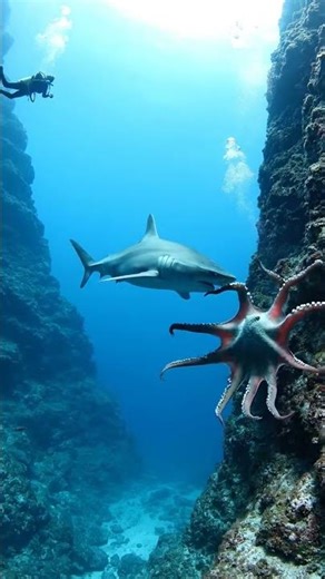 Great White vs Giant Octopus: Who Wins?