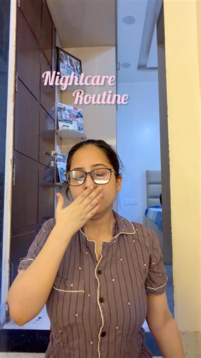 Lazy Girl Night Skincare Routine 🌙 (2 Steps Only!) #shortsfeed #shorts