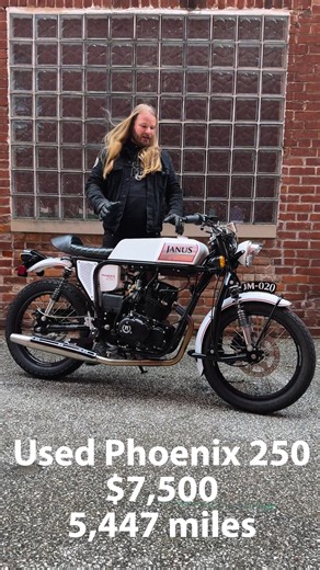 Grab it from our website before it's gone! #motorcycle #caferacer #Adventure | Janus Motorcycles