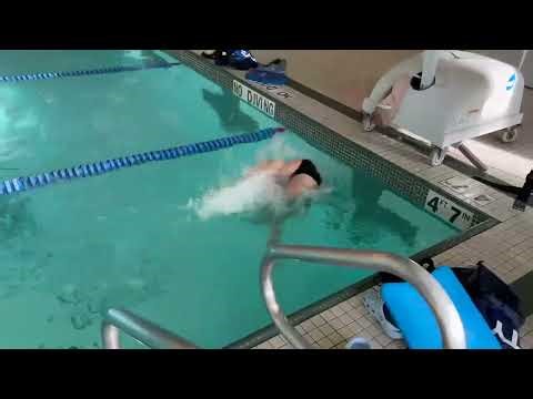 Backstroke DQ: 2H Not On Back Off The Wall
