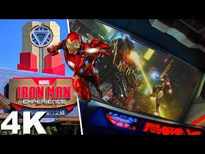 Iron Man Experience [On-Ride with Queue 4K POV] - Hong Kong Disneyland