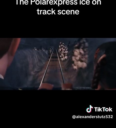 The Polar Express Ice On Track Scene