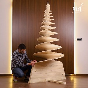 1.4M views · 8.3K reactions | Christmas tree from wooden pieces to try for this year | Simple ideas | Facebook