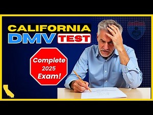DMV Senior Renewal Test California 2025 | CA DMV Senior Written Test