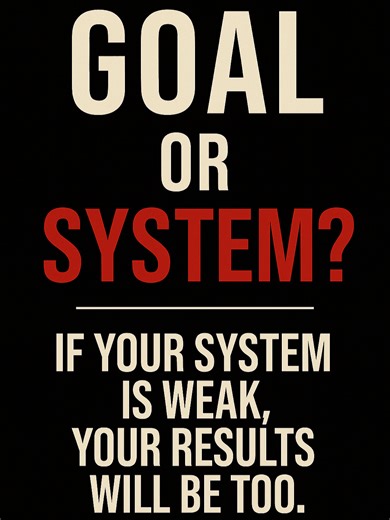Goals don’t matter without systems. #RichLogic #ColdTruth #SystemThinking #NoEmotion #FacelessContent #Mindset2026 #DisciplineWins #Consistency #ProcessDriven #ForYou #FYP #Shorts #Reels #TikTokViral #SystemsOverGoals #Automation #Leverage #ProcessOverEmotion