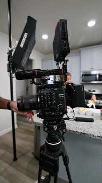 This was my first ‪@CanonUSA‬ C400 set up last year, much has changed since #canon #camera #bts #diy