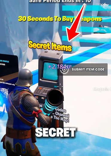 Top 2 Secret Codes auf Winter Rockets VS Cars in Fortnite!😱