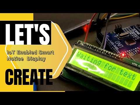 IoT Smart Notice Board using Arduino & HC-05 | Wireless Display Project 🔥