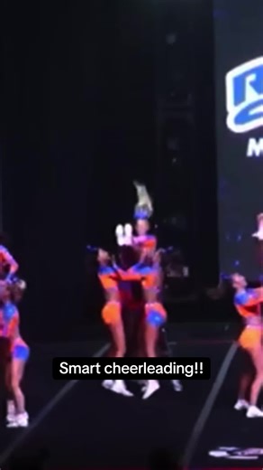 SMART cheerleaders! #viral #relateable #fyp #cheer #stunt | cheerleading