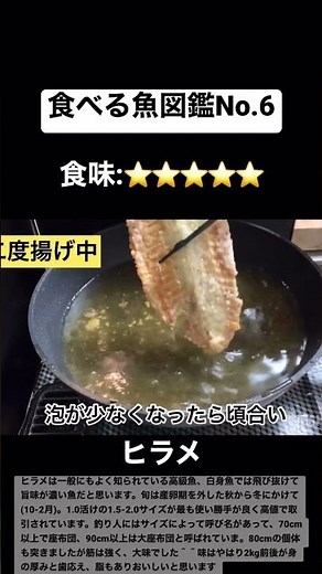 【食べる魚図鑑No.6】最高に美味いヒラメの唐揚げの作り方がコレ！#姿揚げ#レシピ#魚捌き方#魚突き#釣り#魚突き捌き方#気まぐれクック#素潜り漁師マサル