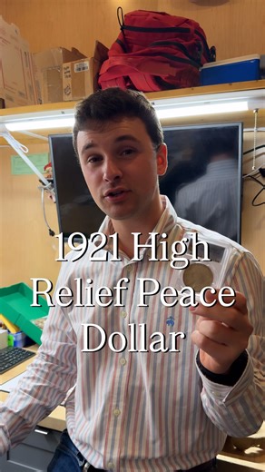 𝐖𝐈𝐓𝐓𝐄𝐑 𝐂𝐎𝐈𝐍 🇺🇸 Seth Chandler on Instagram: "Ben shares some details about 1921 Peace Dollars #peacedollar #silver #silvercoins #coinshop #uscoins"
