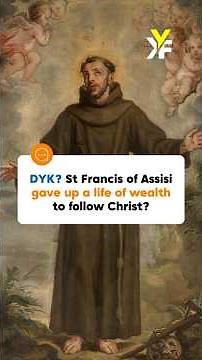 Did you know Saint Francis of Assisi gave up a life of wealth to follow Christ? #saint #catholic
