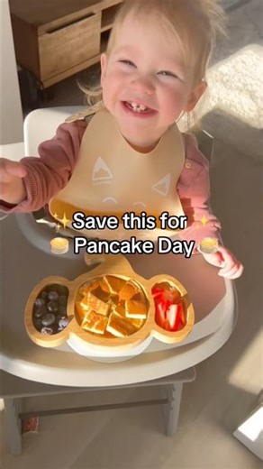 Breakfast on pancake day in 60 SECONDS…Follow for part 2 for the BEST way to reheat 🔥