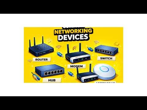 ''Common Networking Devices Explained for Beginners"🚀💡