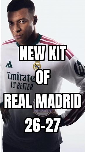 ⚪🔥 REAL MADRID'S NEW 2026/27 KIT REVEALED! 🤍👑 #shorts #realmadrid #adidasfootball