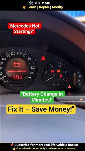 "Car Not Starting? Fix It with New Battery!"#diy #automobile