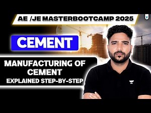 Cement – Manufacturing of Cement Explained Step-by-Step | Praveen Kumar