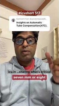 #icushort 517: What is Automatic Tube Compensation (ATC) on ventilator #esbicm ‪@TheICUChannel‬