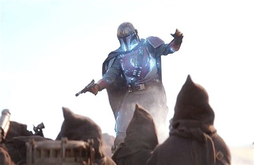 Honestly really funny to think about how Din Djarin was canonically defeated by a bunch of Jawas with stun blasters in the first season of The Mandalorian