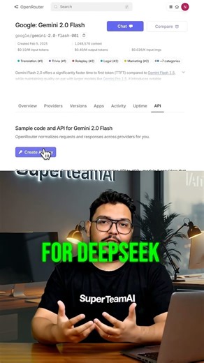 3 Websites for Free AI API Keys: Gemini, DeepSeek, 𝗤𝘄𝗲𝗻 & More