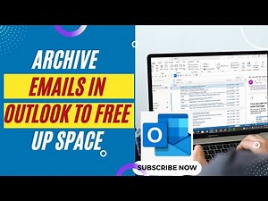How to Archive Emails in Outlook to Free Up Space
