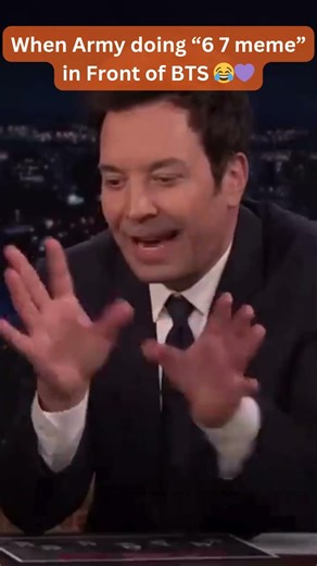 when Army doing "6 7 meme"in Front of BTS 😂