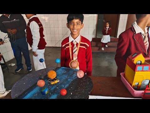 Science Exhibition by young scientists/Yogyath BNS DAV Public School science Exhibition/Solar system