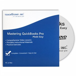Learn QuickBooks Desktop Pro 2020 DVD-ROM Training Video Tutorial Course: a Software Reference How-To Guide for Windows by TeachUcomp, Inc. - Walmart Business Supplies