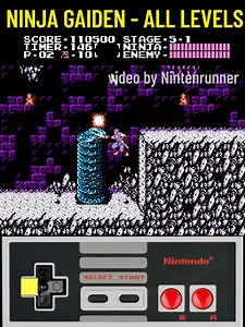 Todos los niveles de Ninja Gaiden para NES. | Nintenrunner