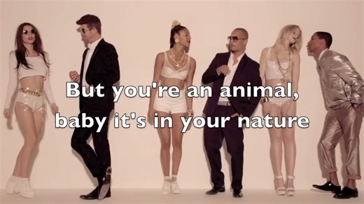 Robin Thicke ft. T.I. & Pharrell - Blurred Lines (Lyrics)