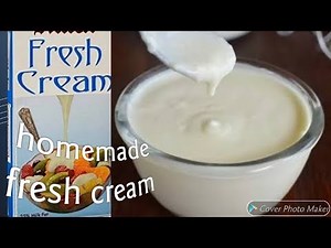 இனி Fresh cream விட்டிலேயே செய்யாலாம்!!!!!!How to make fresh cream at home in easy method