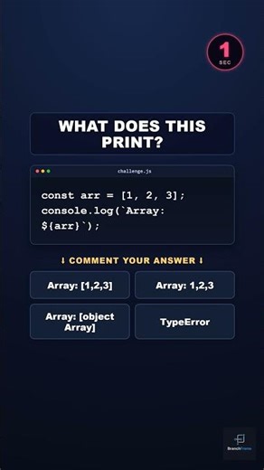 Template literals always convert values to strings | Javascript type conversion #javascript