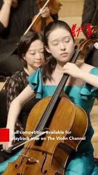 First Prize at the 6th Annual Schoenfeld International String Competition Cello Division
