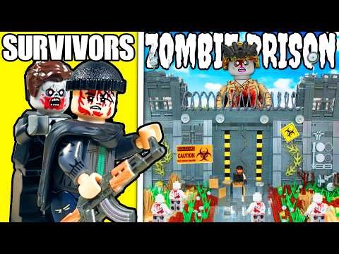 I built a LEGO ZOMBIE PRISON FORTRESS!