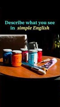 Learn English with Picture Description | Easy Sentences & Vocabulary #ESL #Shorts #describeimage