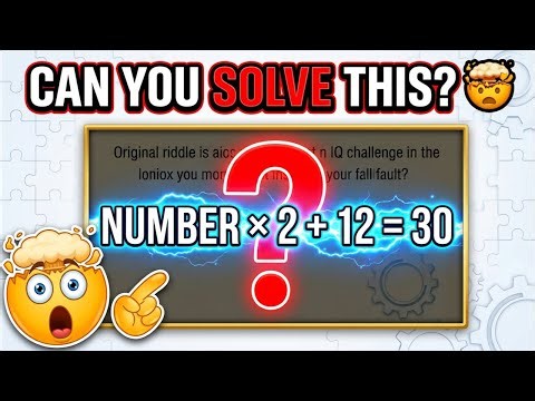 🤯 Can You Solve This Number Riddle? 99% Get It Wrong! 🧠