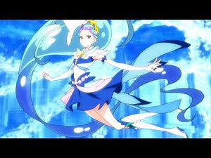 【プリンセスプリキュア】キュアマーメイド変身シーン