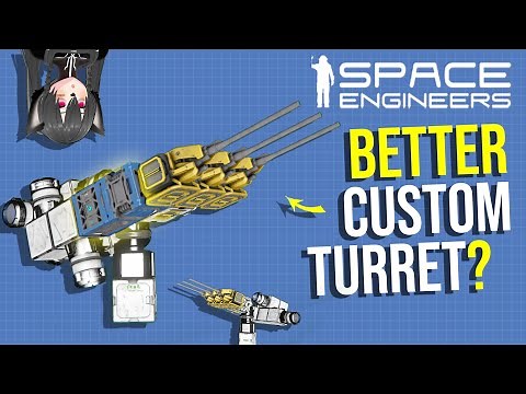 Custom Turrets Using New AI Blocks, Space Engineers Automatons