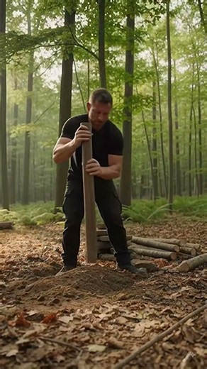 Building a Survival Shelter in the Forest 🌲 | DIY Wilderness Shelter