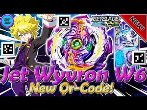 New Qr-CODE Jet Wyvron W6 + Gameplay | Новый Qr-Код Jet Wyvron W6 + Геймплей - Beyblade Burst Surge