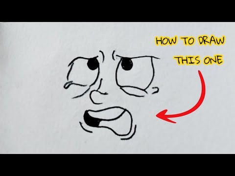 How to Draw Cartoon Facial Expressions Step by Step Tutorial