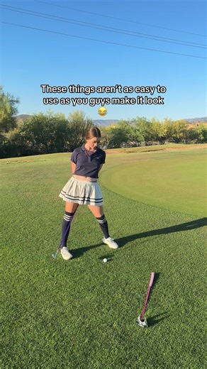 Camera man said “do something silly” and this is what I chose 😂 - #golf #golfhumor #caddieissues