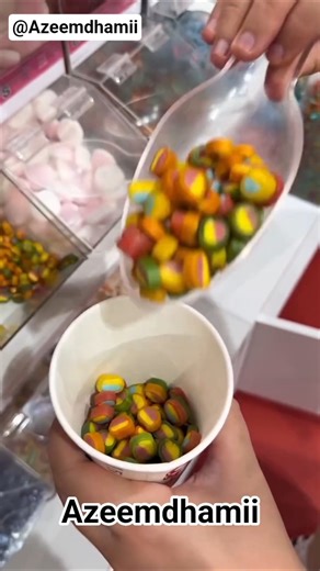 Sweet Candy Crushed what's your favorite candy Color #shorts